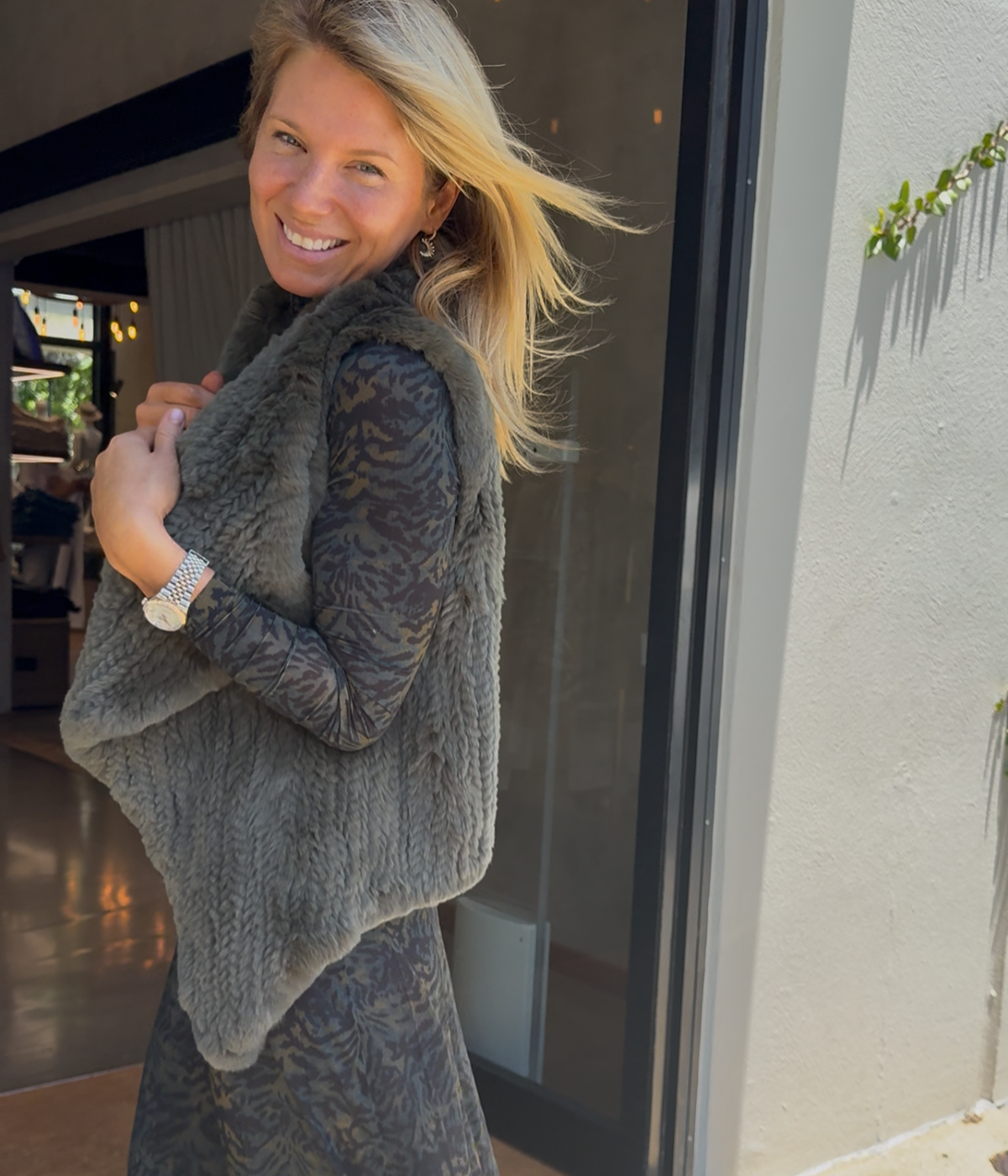 Gilet 50cm in Amazone