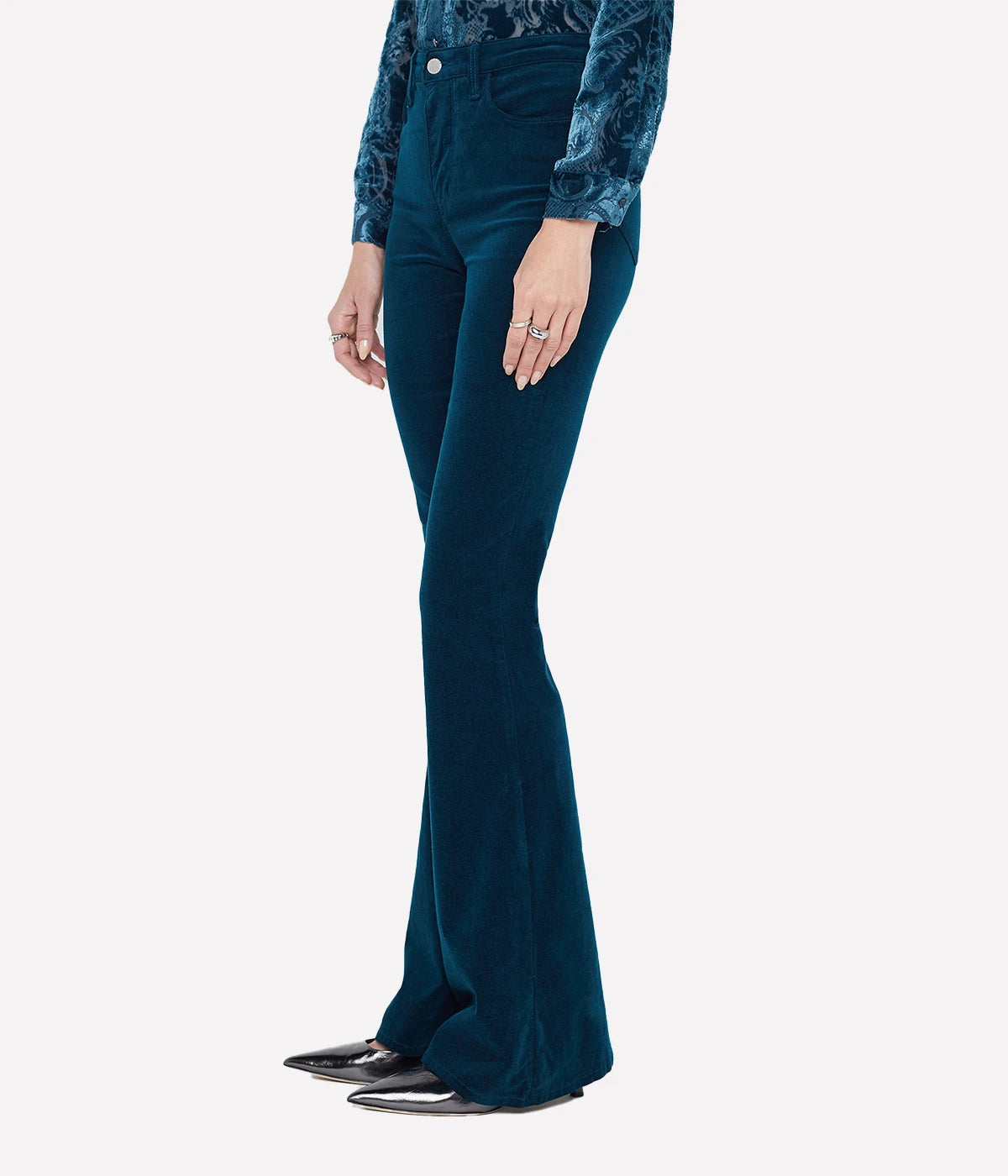 Marty H/R Flare in Rich Teal