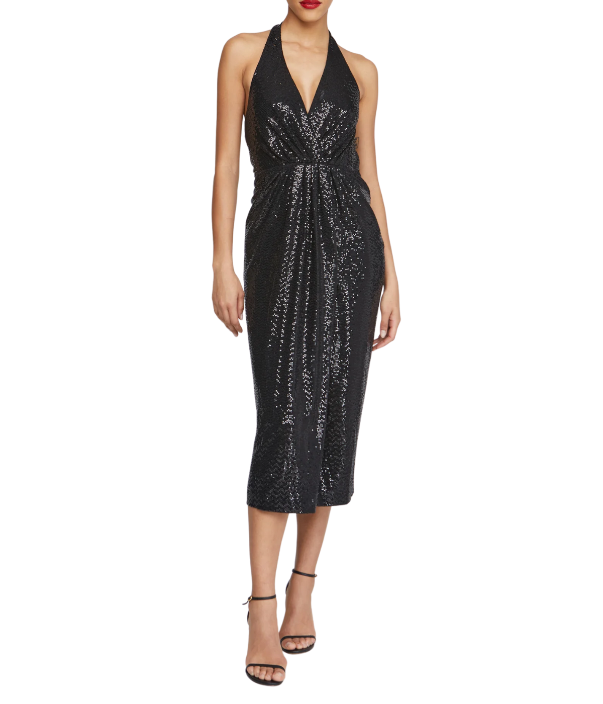 Leonie Disco Dress in Black
