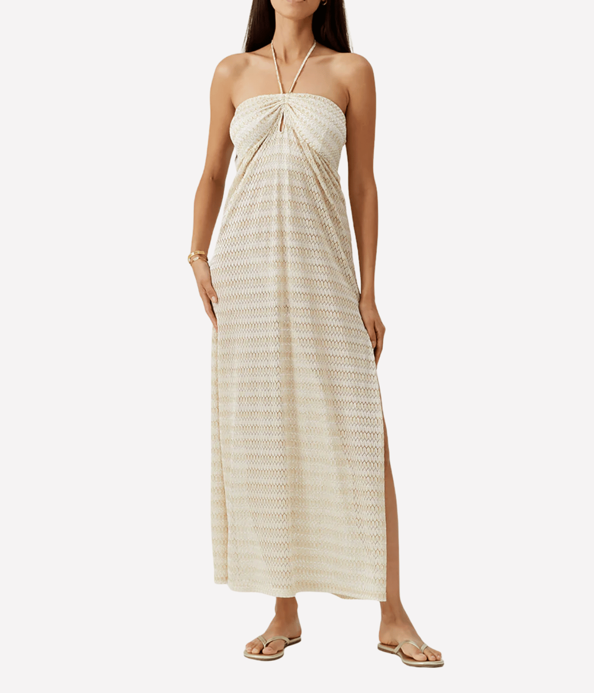 Mila Cr Casual Dress in GOLD