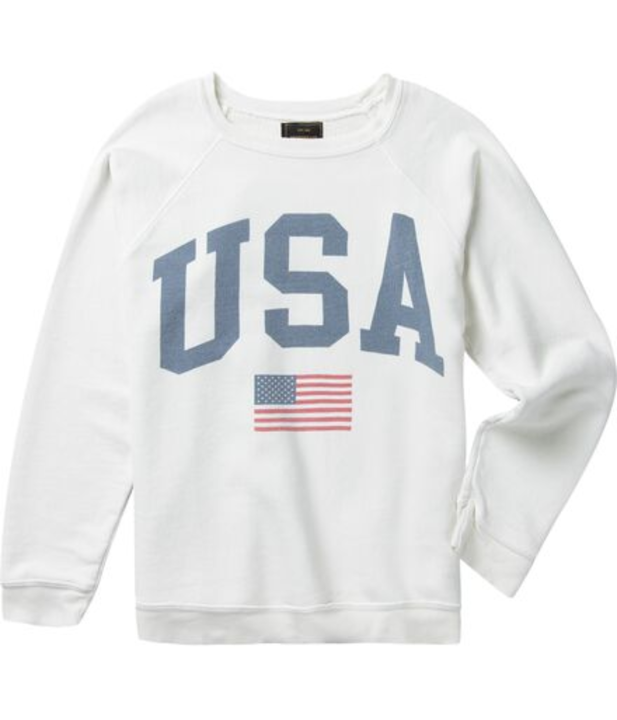 USA Sweatshirt in Antique White