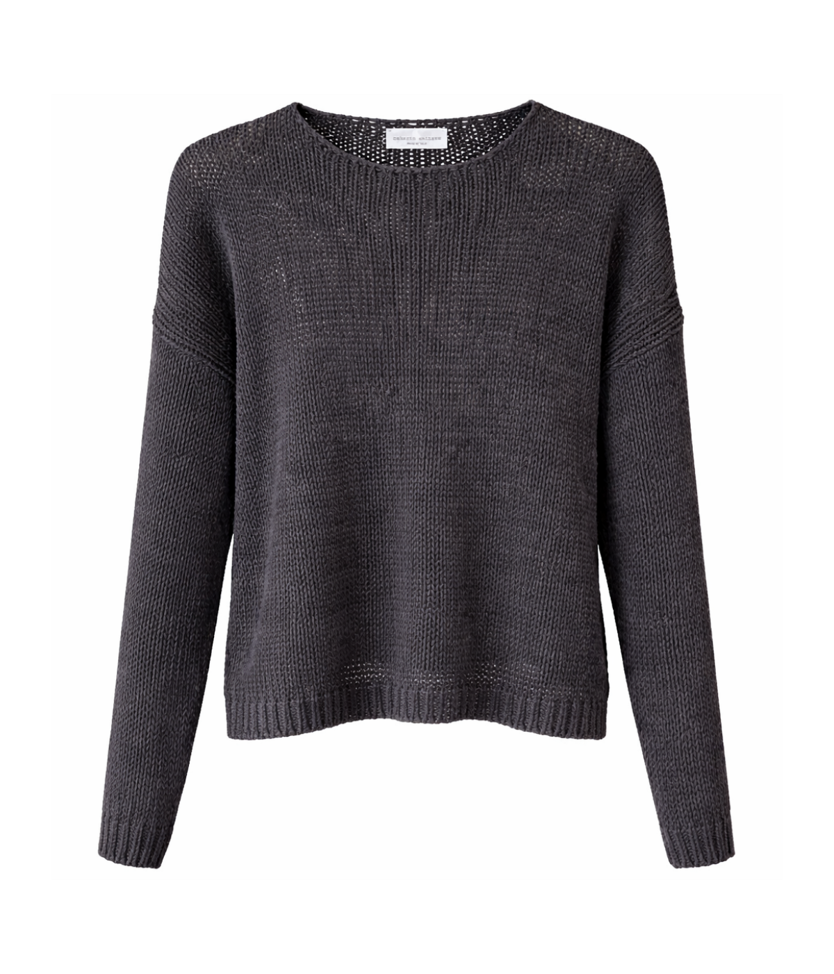 Knit Ls Boat Neck In Moro