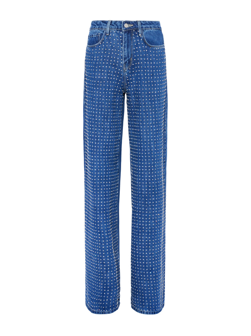 Quincy Wide Leg Jean In Glendora