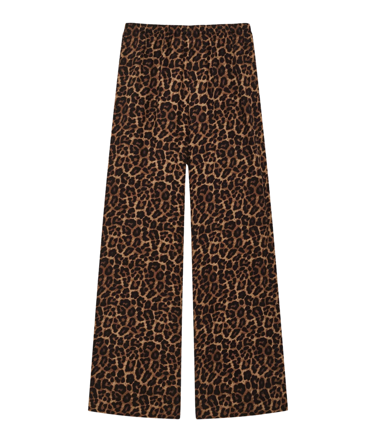 Blue patterned pants on a white background