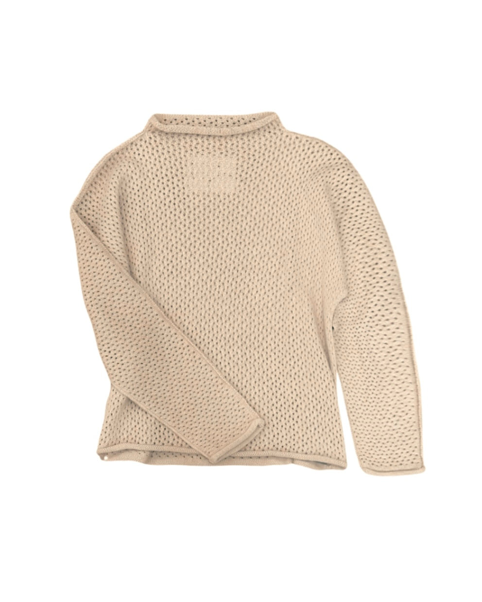 Monterey Pointelle Sweater in Sand