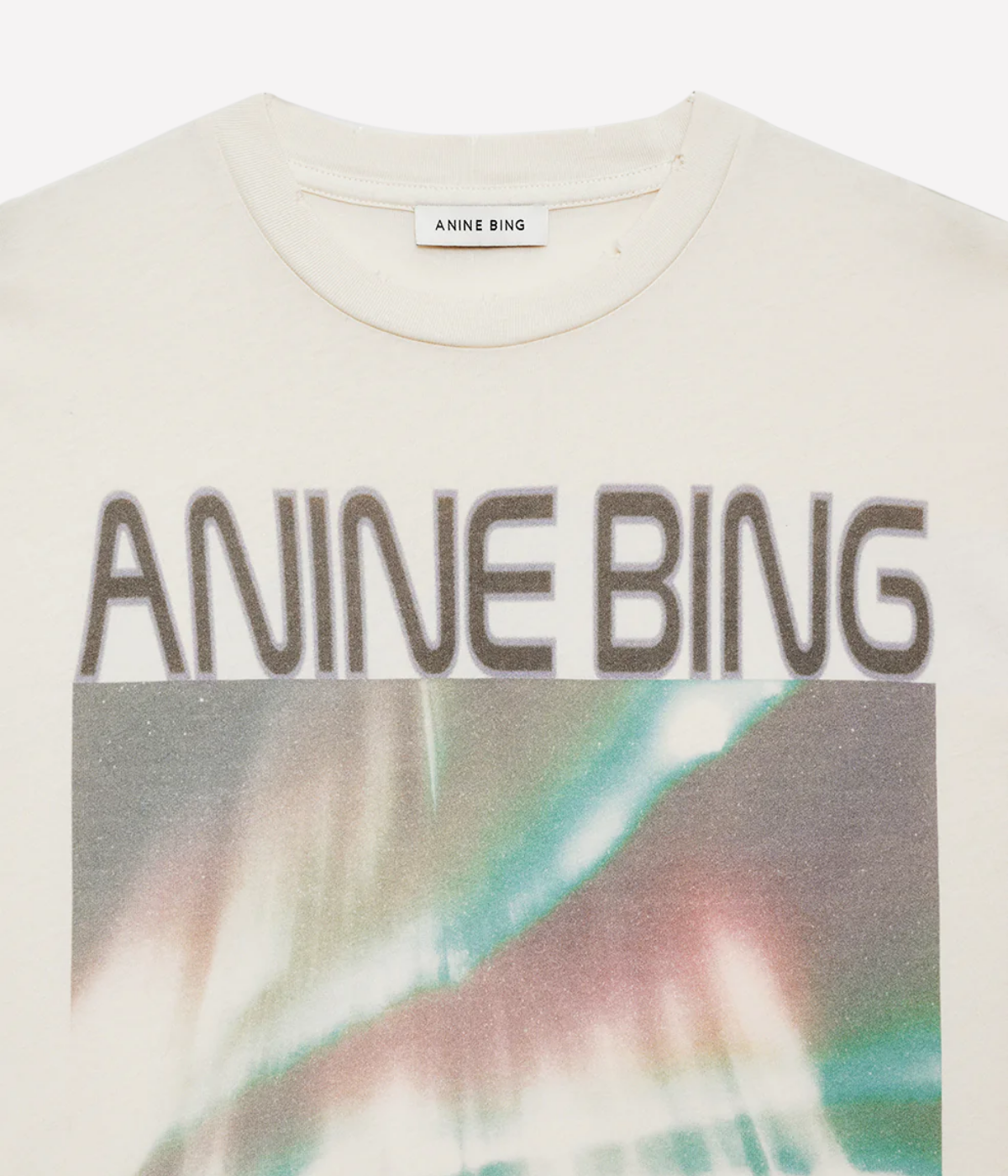 Cade Northern Lights Tee in Off White