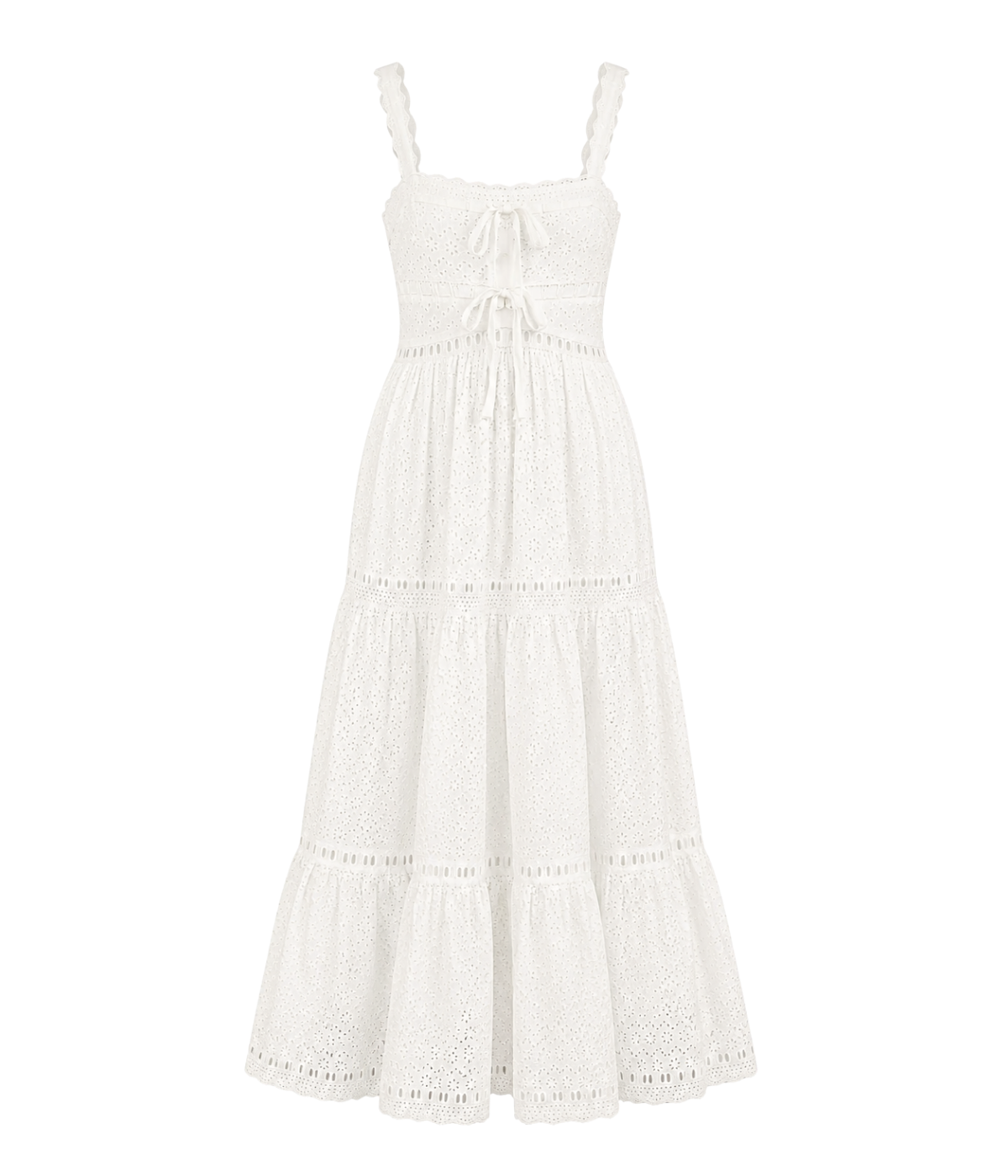 Constance Cami Cotton Dress In Pristine