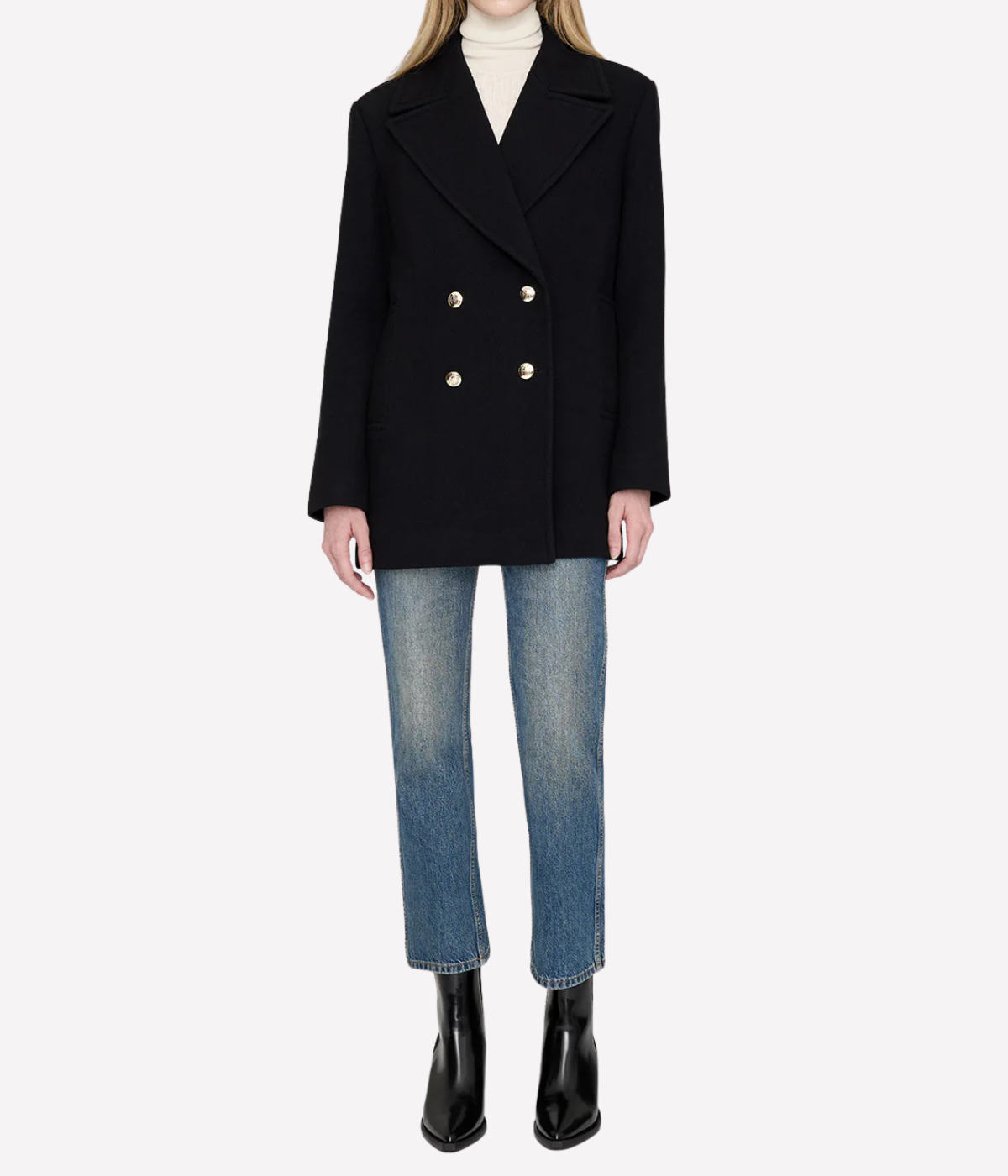 Glenn Peacoat in Black
