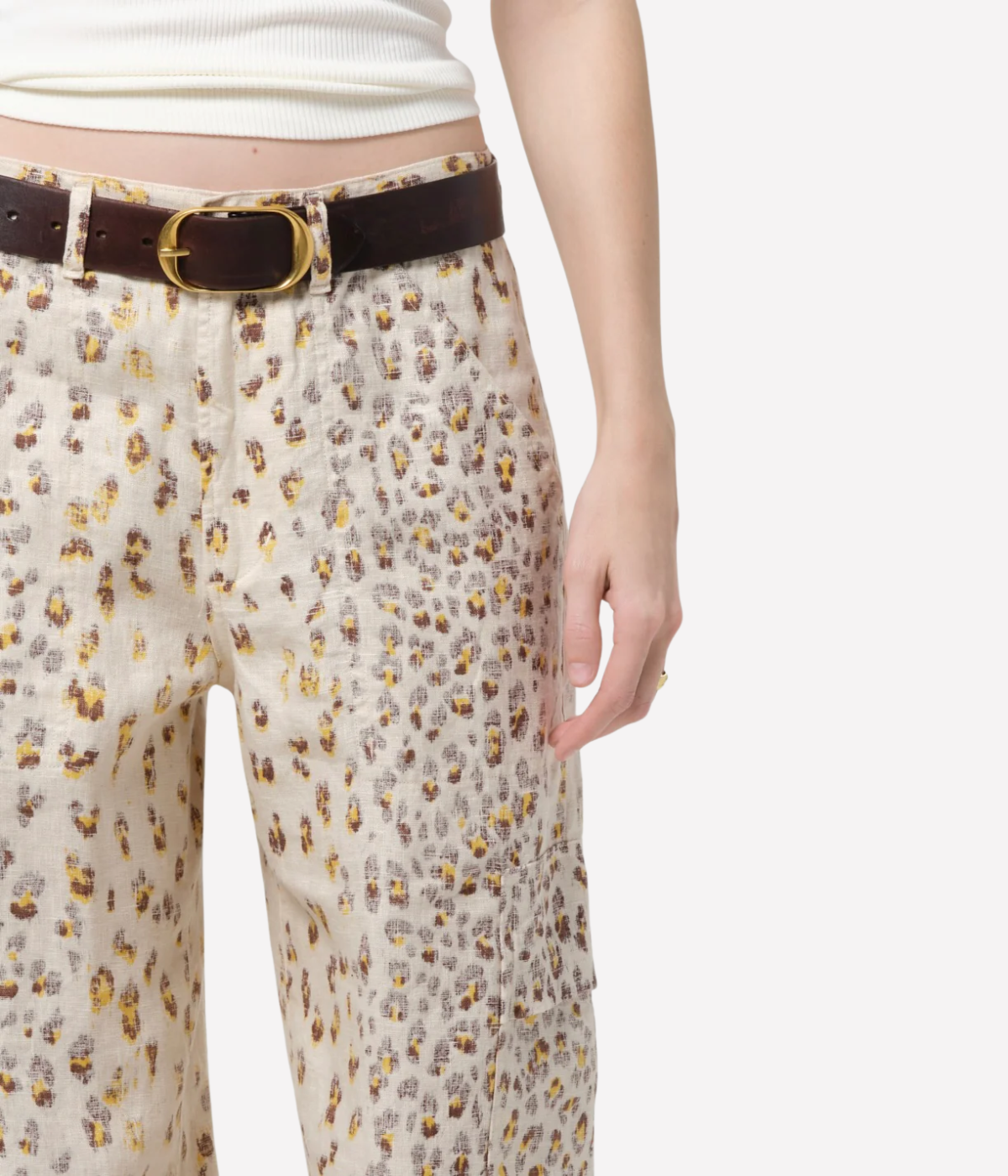 Ciela Balloon Utility Pant in Cheetah