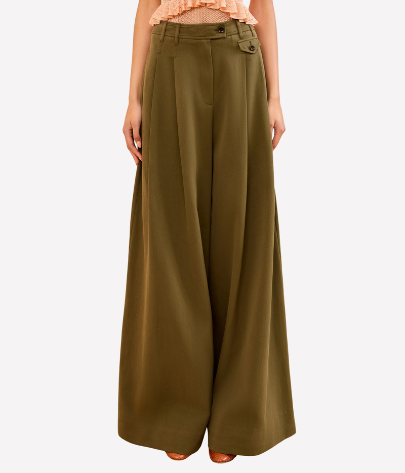 Motherwell Wide Leg Trouser In Pinon