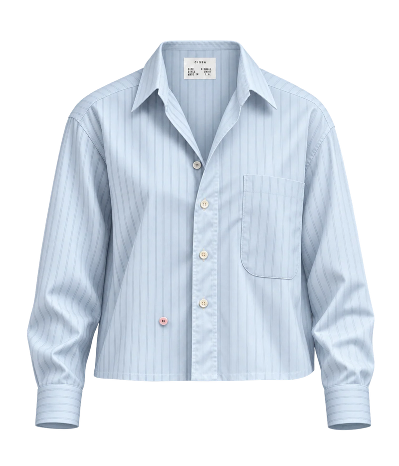 The Daily Shirt in Blue Needle