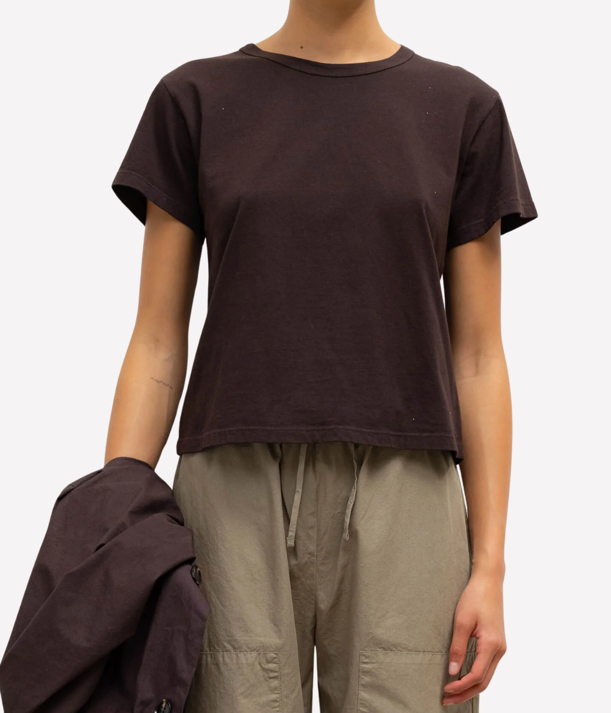 The Margo Tee in Chocolate