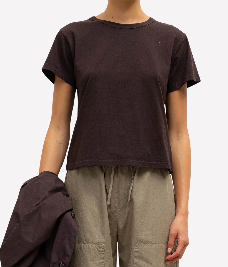 The Margo Tee in Chocolate