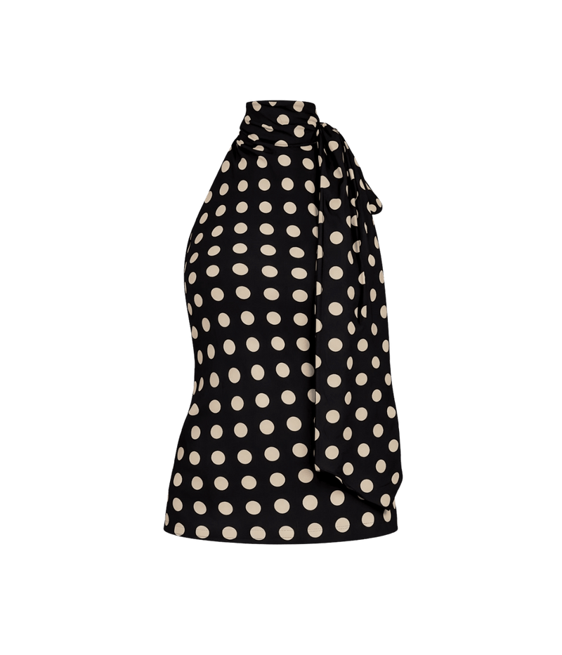 Murphy Top in Dots Black