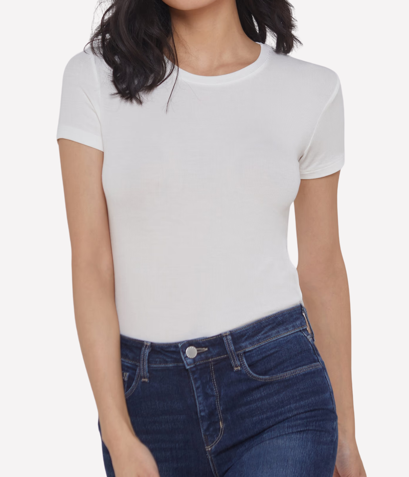 RESSI CREW NECK S/S in WHITE