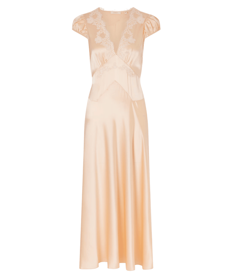 Coraline Dress in Peach Sorbet