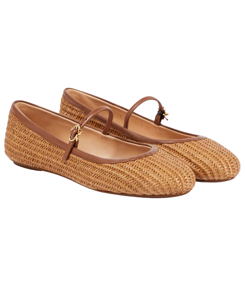 Carla Ballet Flat In Cuoio