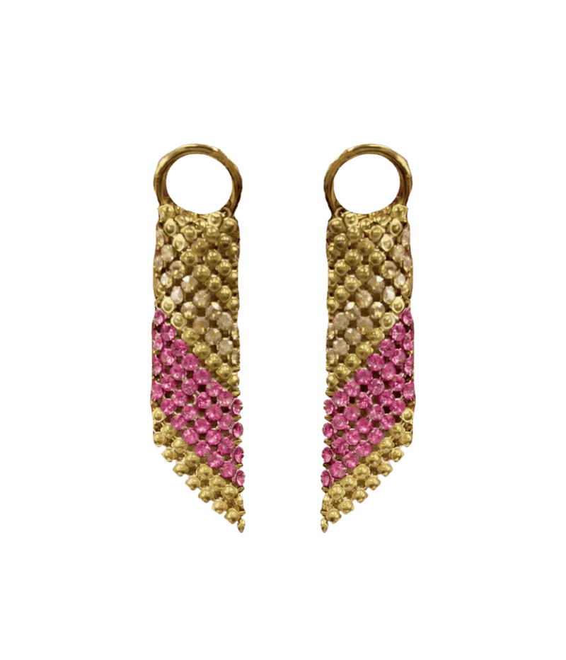 Sasha Earrings in Hot Pink
