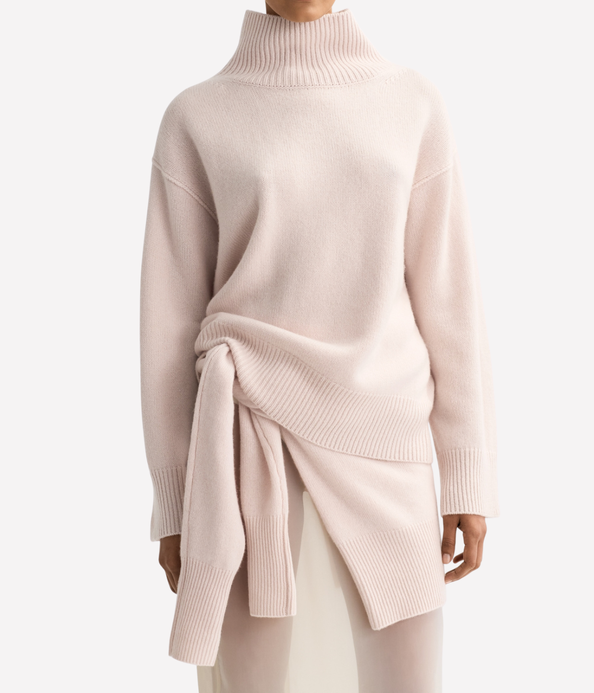 Boyfriend Turtleneck in Powder