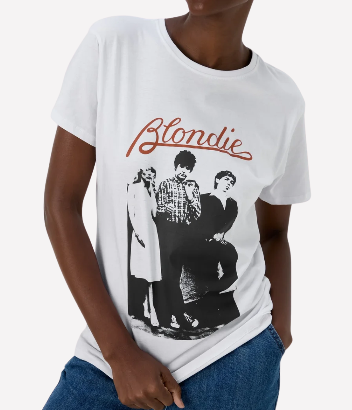 Blondie Tee in Vintage White