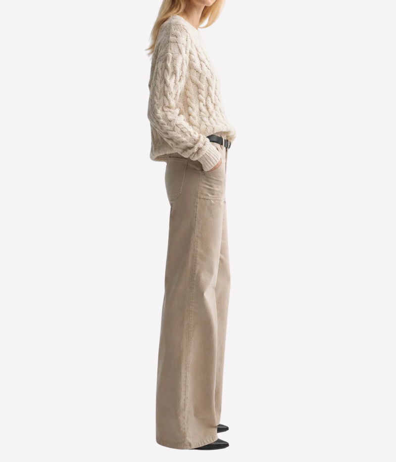 Florence Pant in Travertine