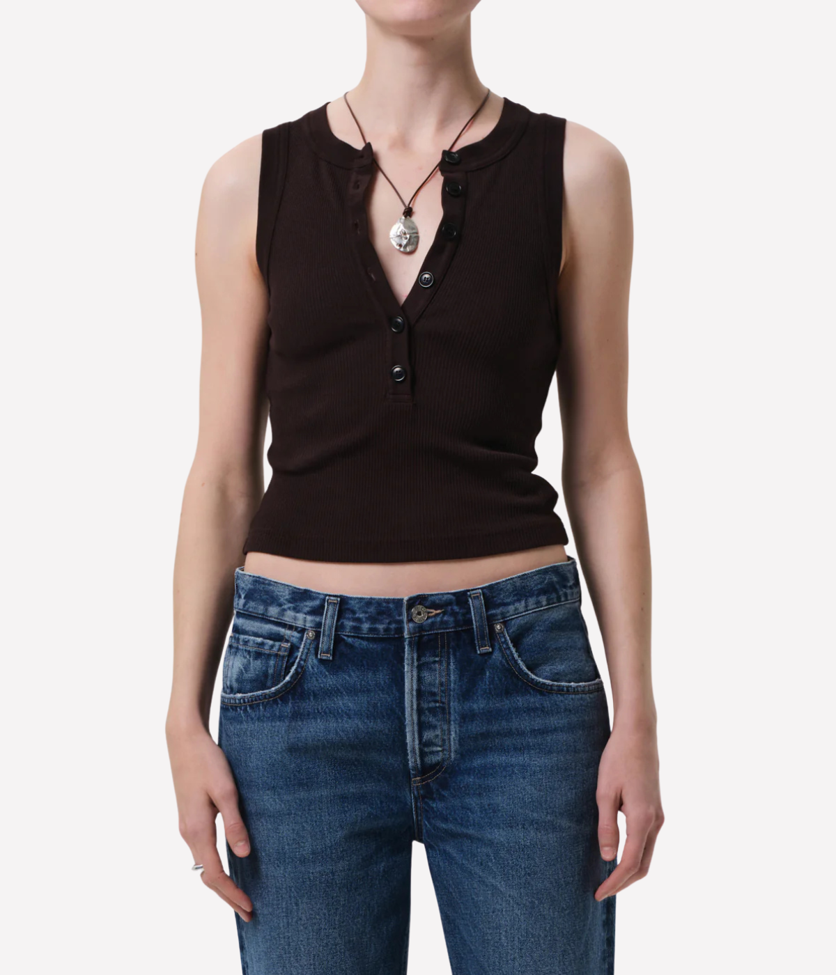 Caralyn Tank in Chocolate