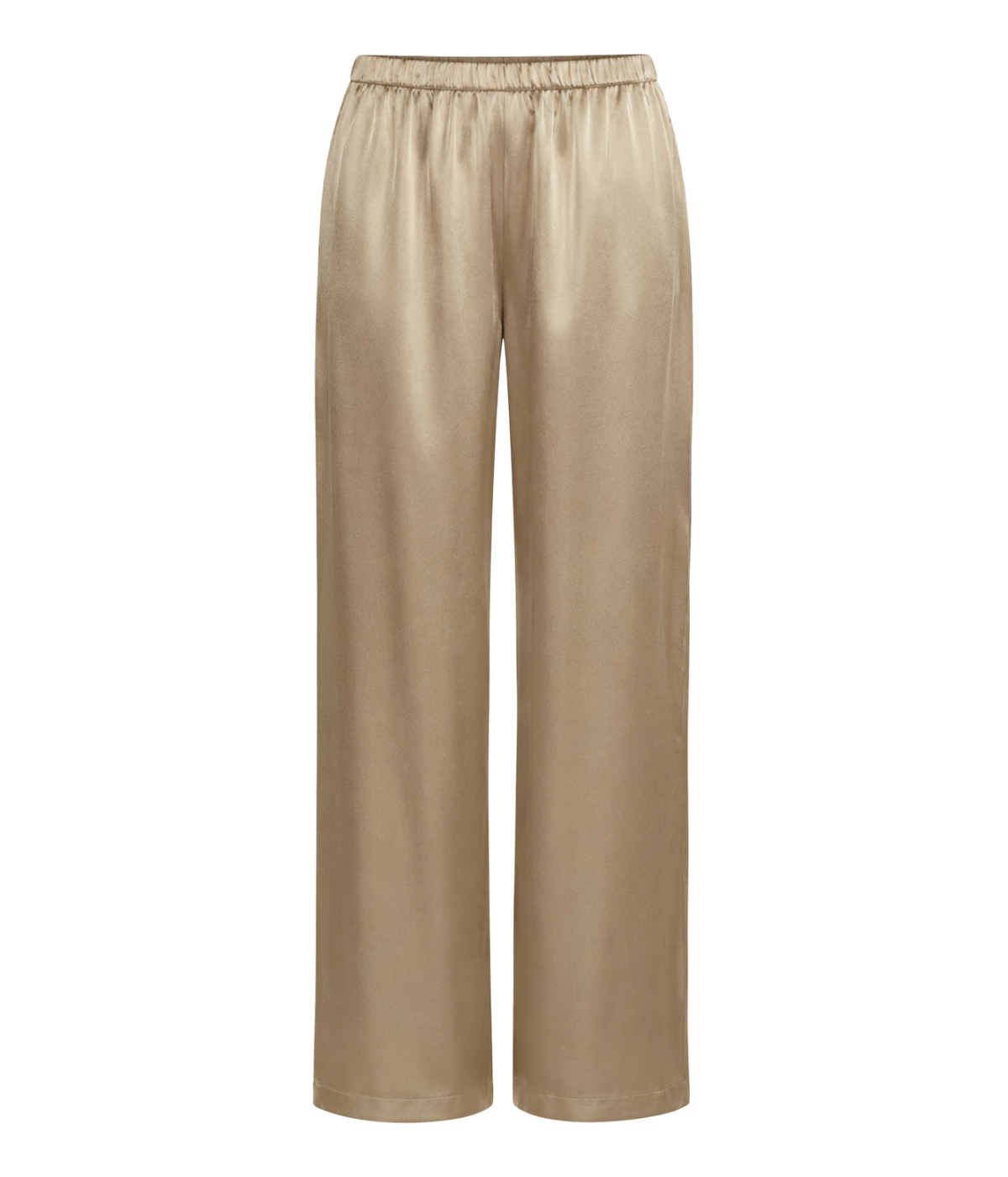 Silk Satin Everywhere Pant in BEIGE