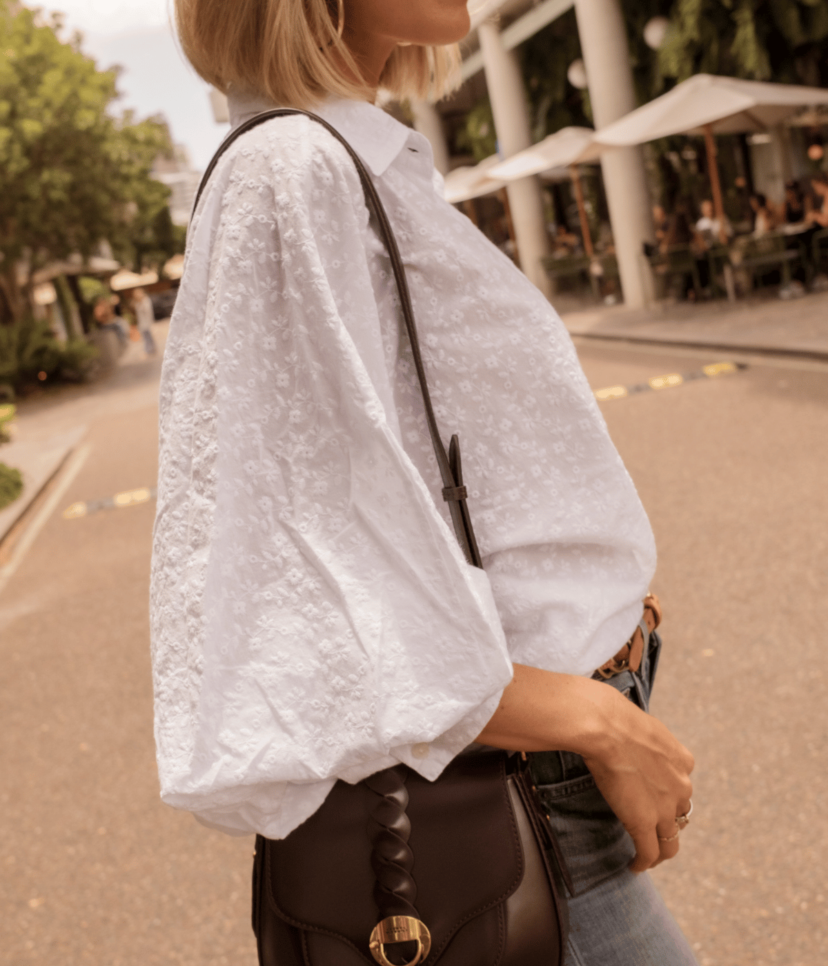 Shirt Satchi Embroidered in WHITE