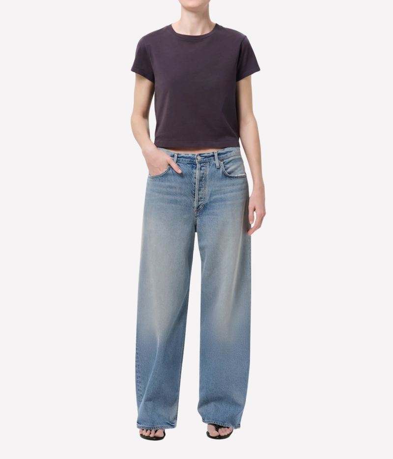 Low Slung Baggy Jean in Reset