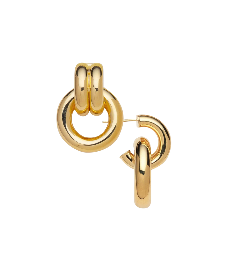 Gina 1.25" Earrings In Gold