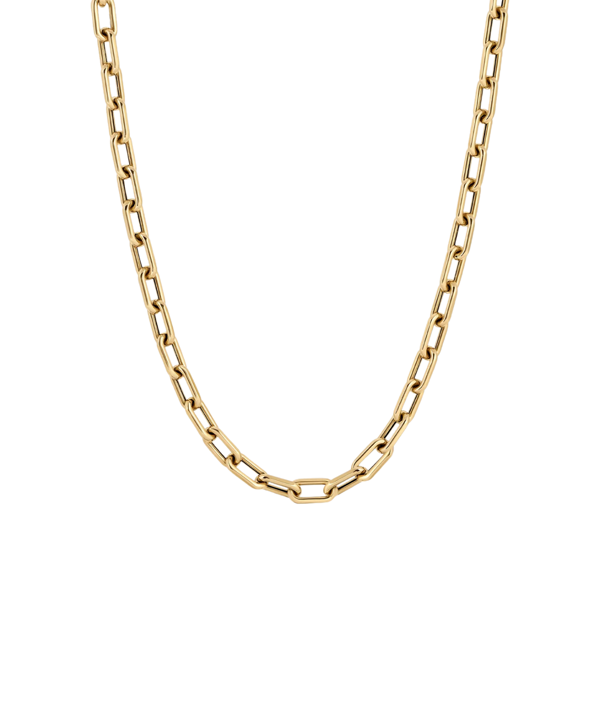 5.3Mm 18Inch Italian Chain Link Necklace In 14K Yellow Gold