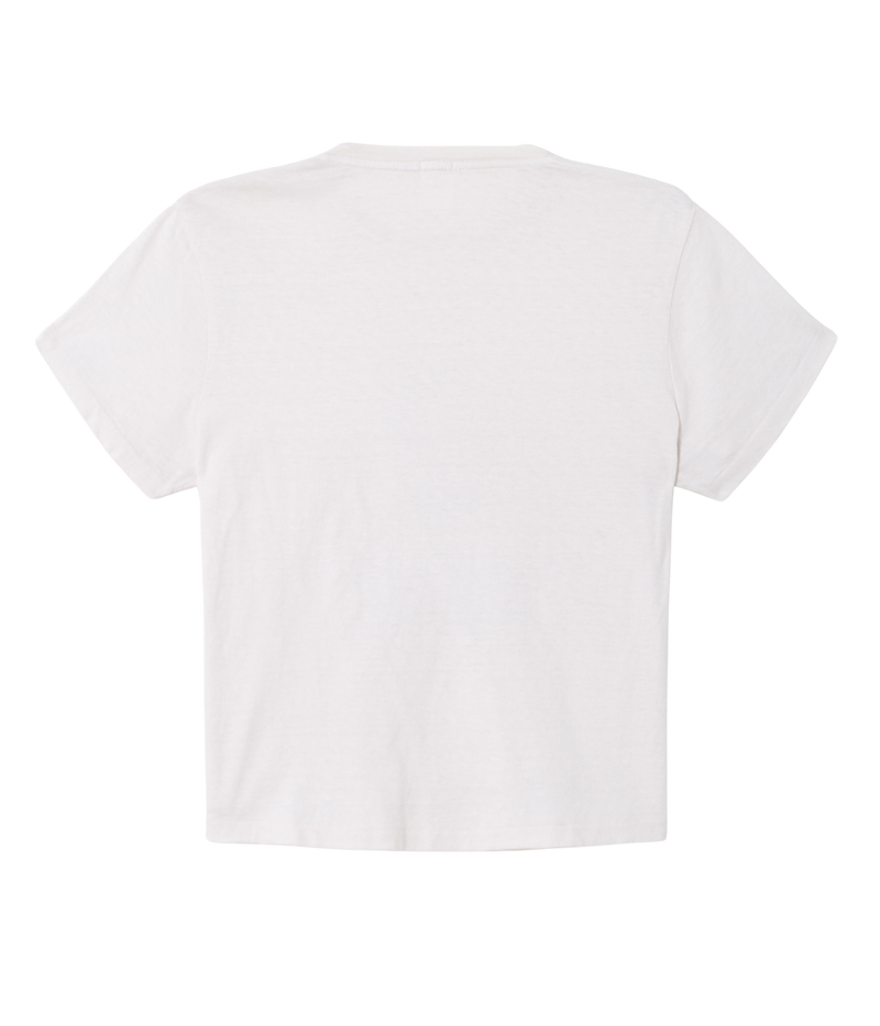 50s Boxy Tee Kiss Me In Vintage White