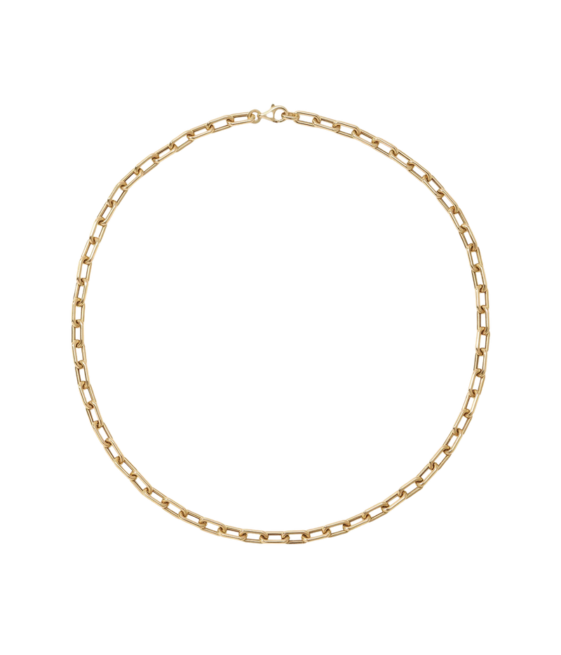 Adina Reyter 5.3Mm 16Inch Italian Chain Link Necklace In 14K Yellow Gold