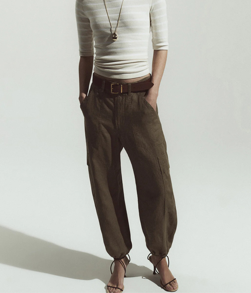 Ciela Balloon Utility Pant In Reservoir