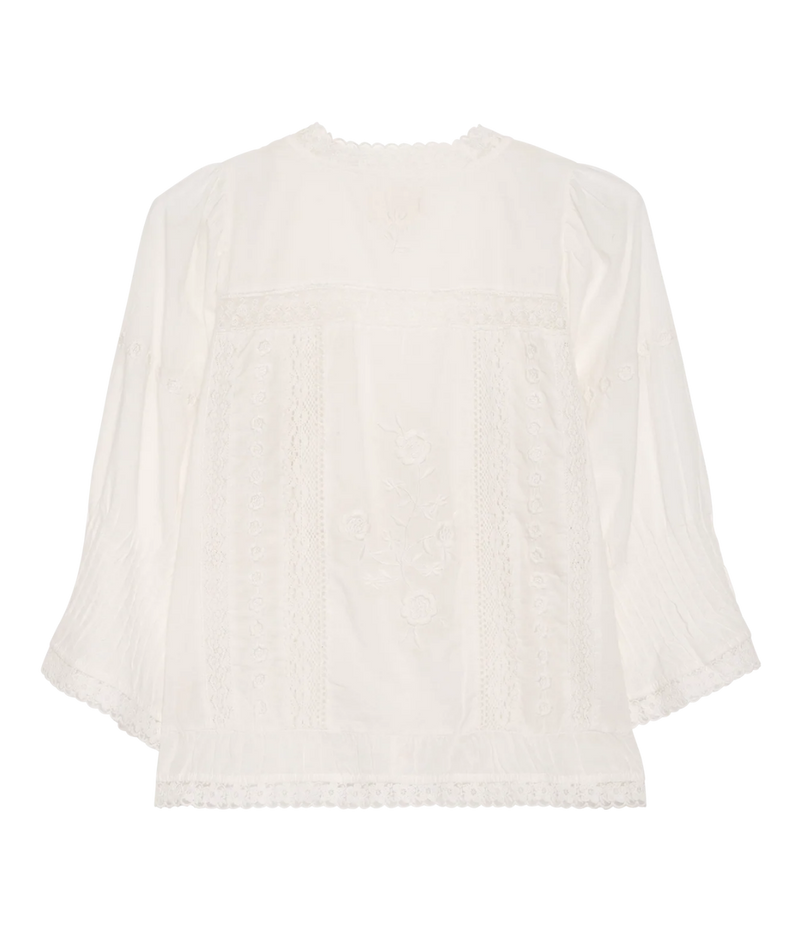 Mabel Top in Off White
