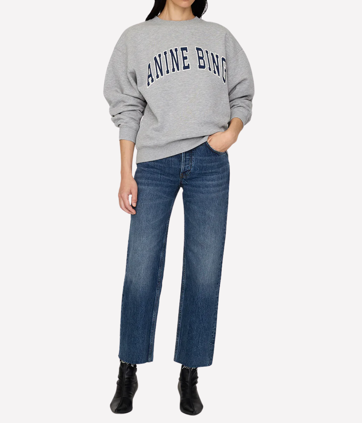 Spencer Sweatshirt in Grey Melange