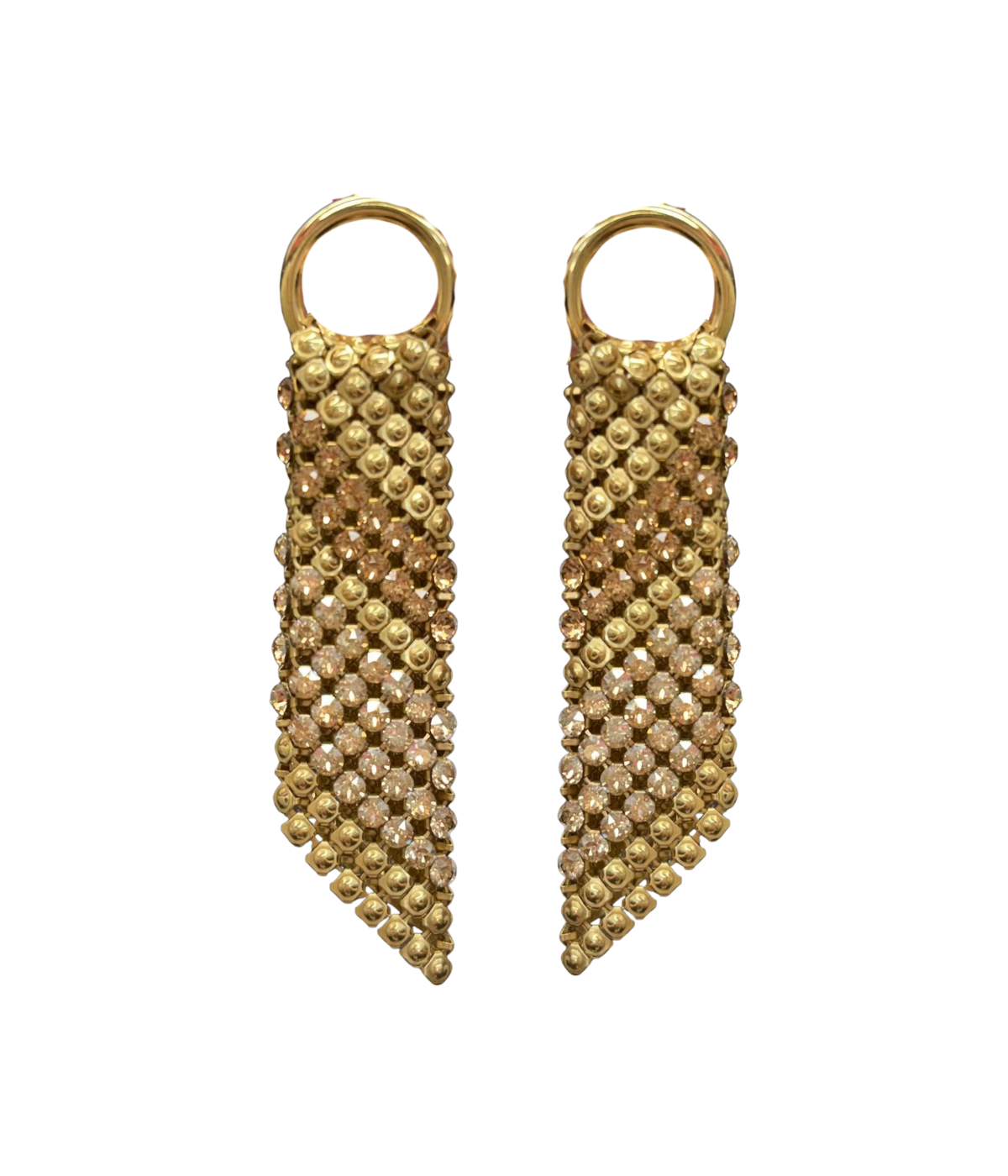 Sasha Earrings in Gold & Gold
