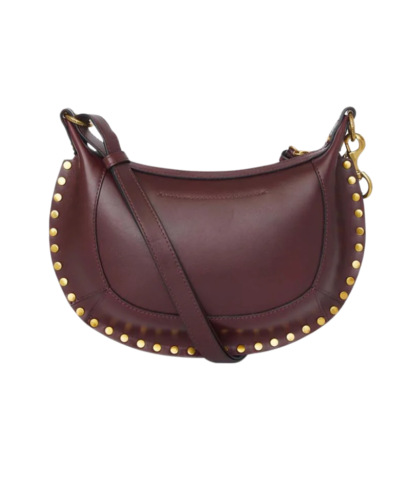 Oskan Moon Bag In Burgundy
