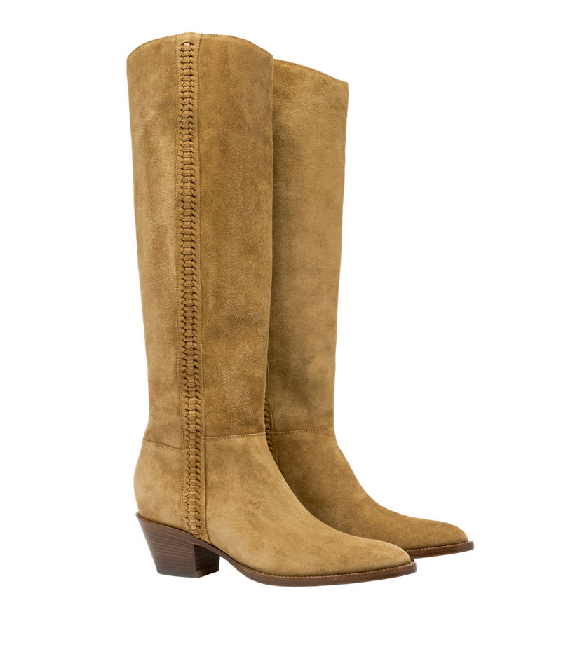 Annie Knee High Boot in Rame