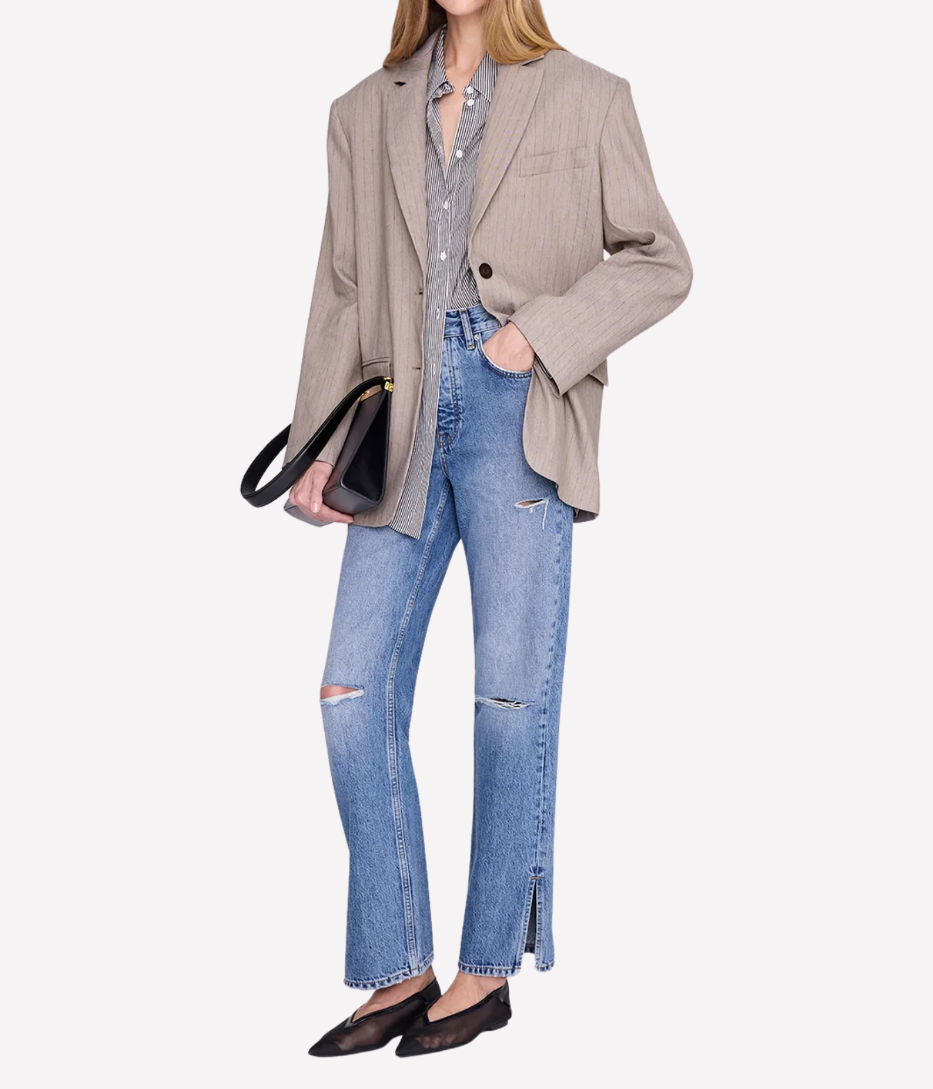 Quinn Blazer In Taupe