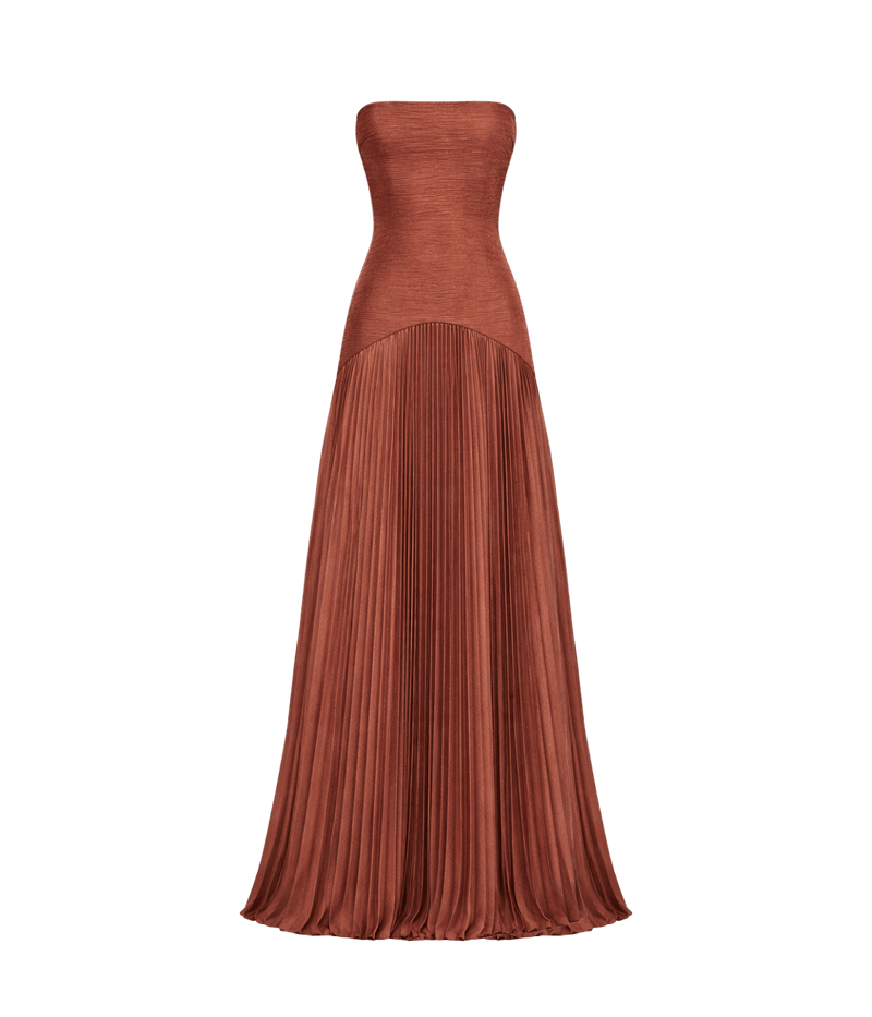 Sunniva Dress in Brown