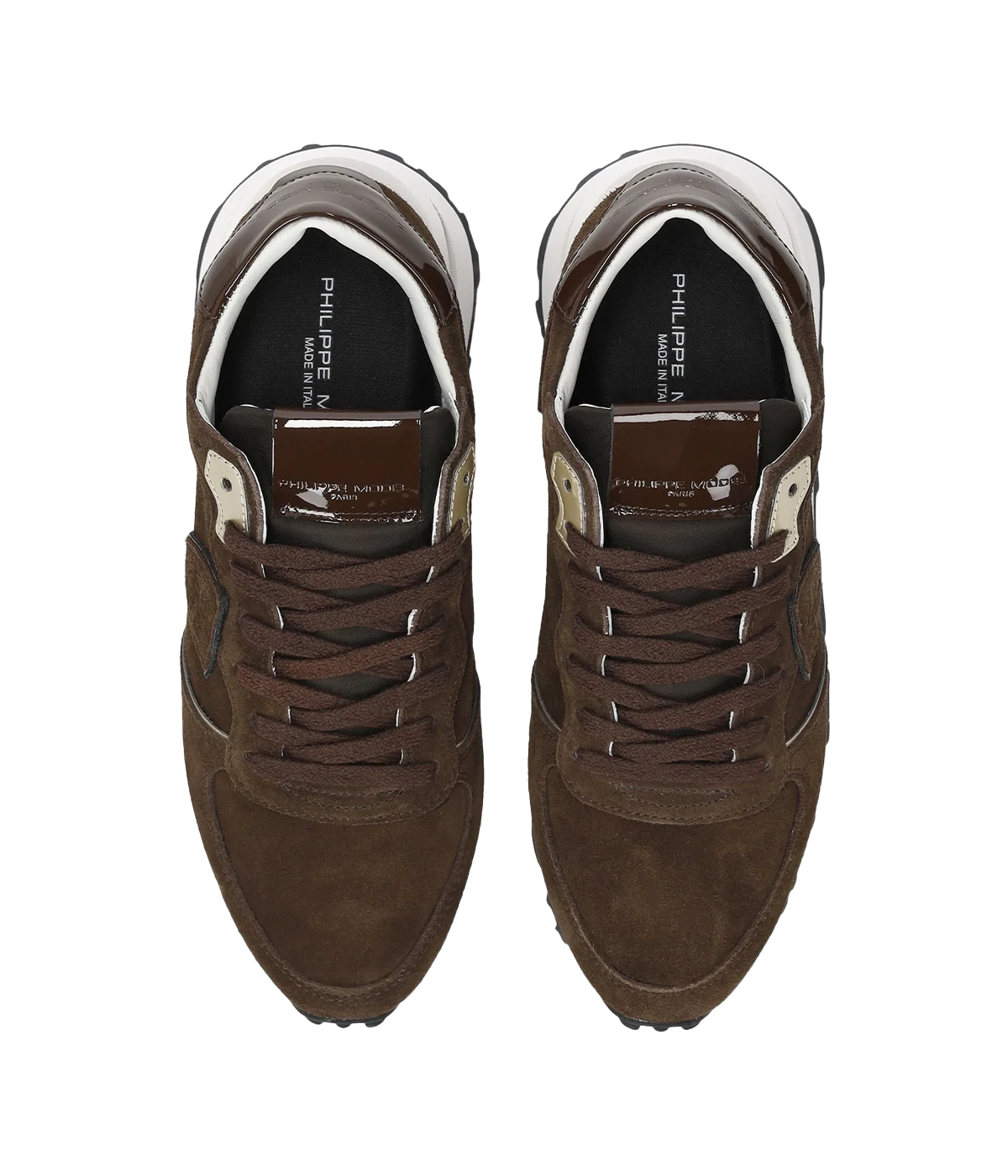 Tropez Haute Low Woman In Daim Brun