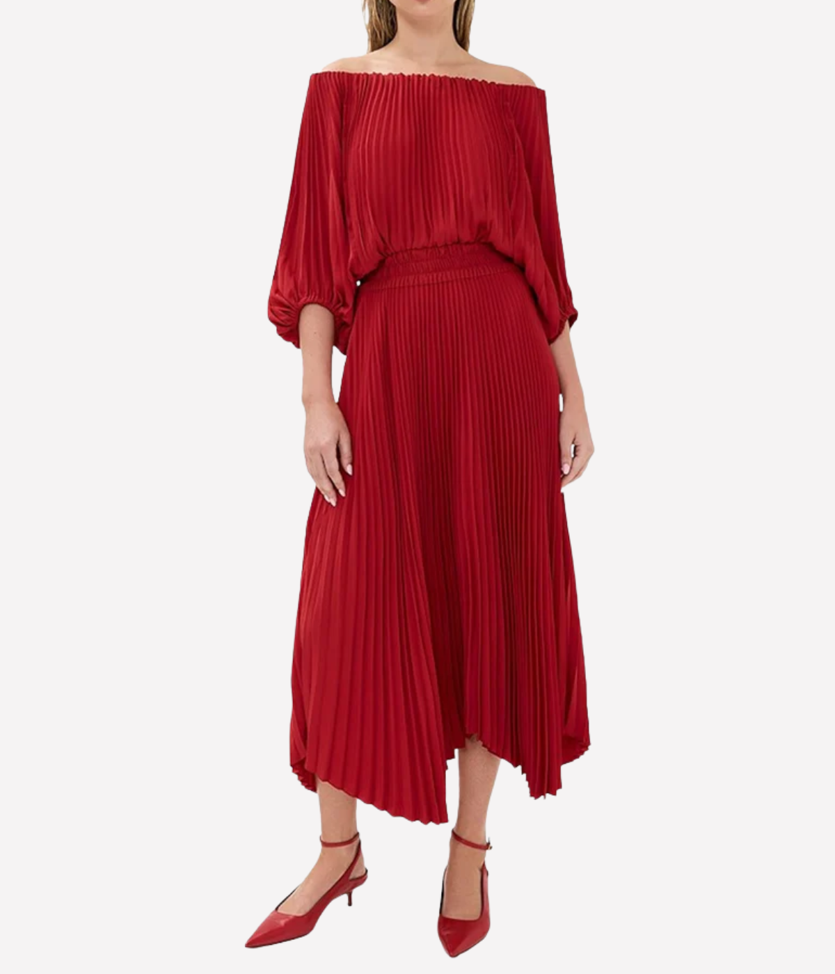 *FINAL SALE* Sienna Dress in Really Red