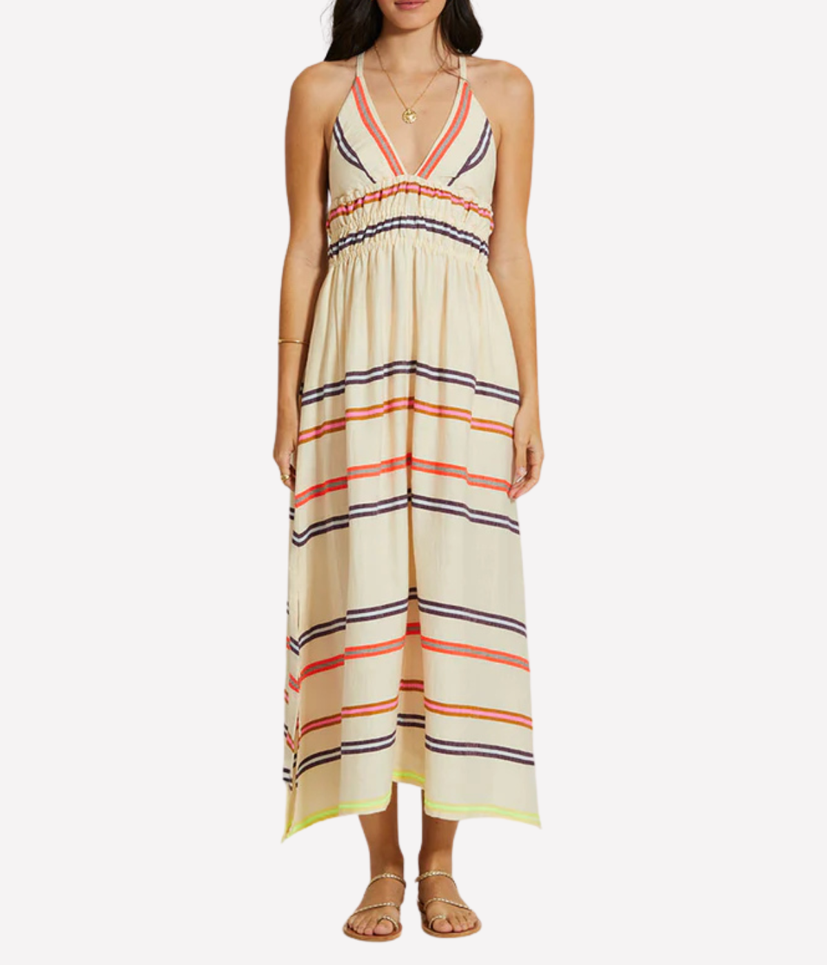 Gete Triangle Dress in Niyoni Freesia