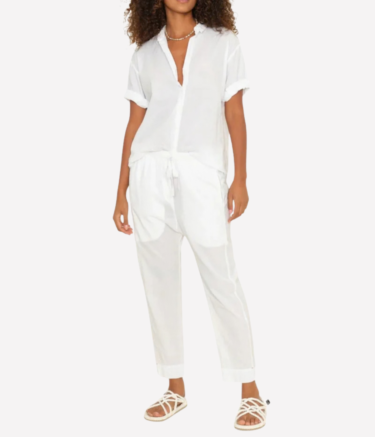 Draper Pant in WHITE
