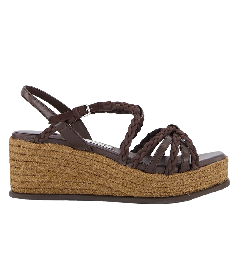 Nyra 60 Wedge In Chocolate Coffee