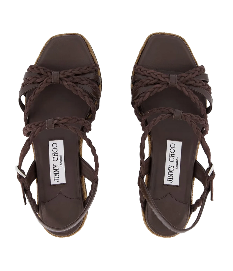 Nyra 60 Wedge In Chocolate Coffee