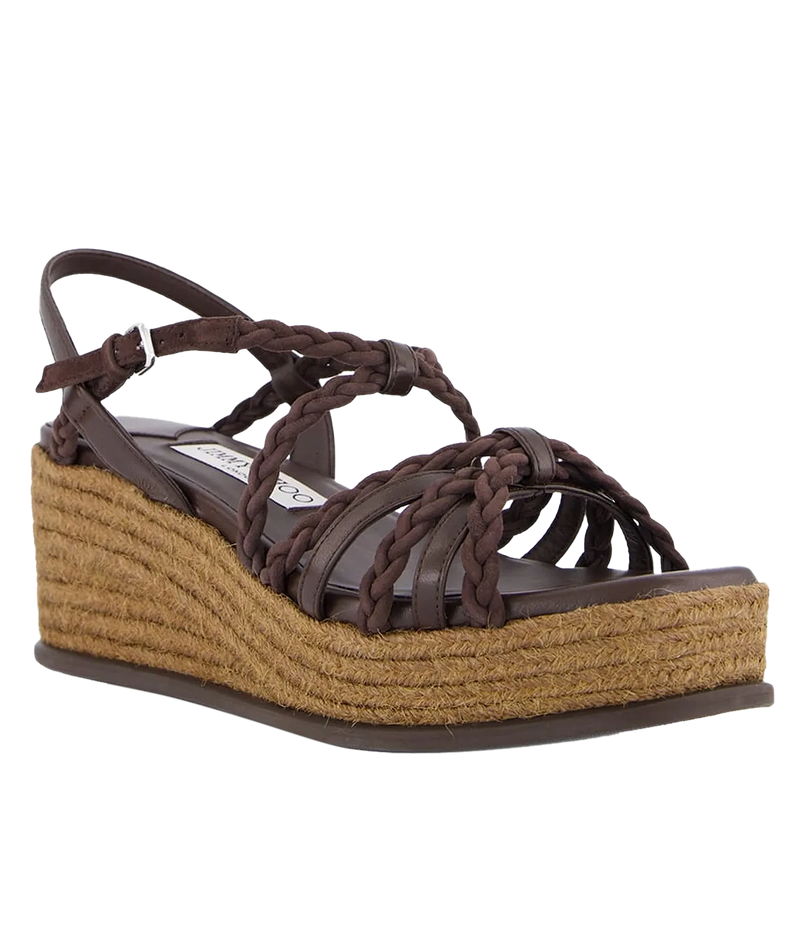 Nyra 60 Wedge In Chocolate Coffee