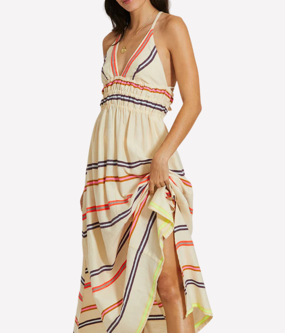 Gete Triangle Dress in Niyoni Freesia