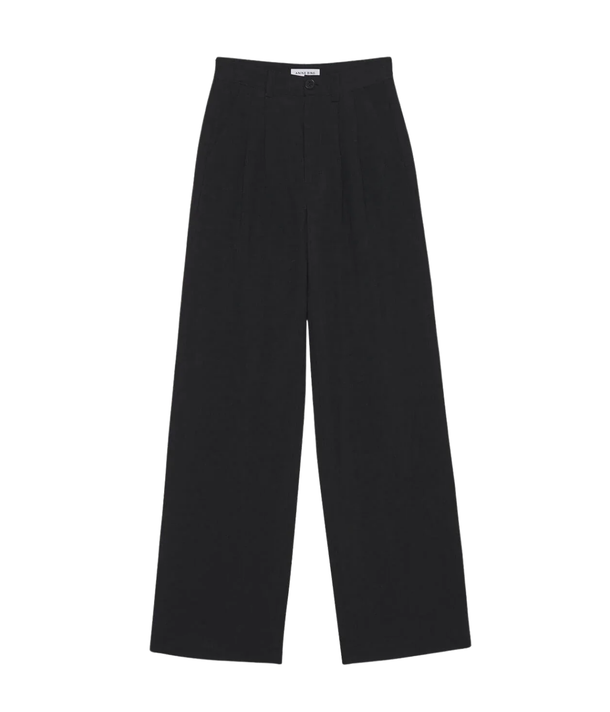 Carrie Pant in Black Linen Blend